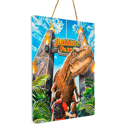 Jurassic Park Rex Attack WoodArts 3D wooden poster