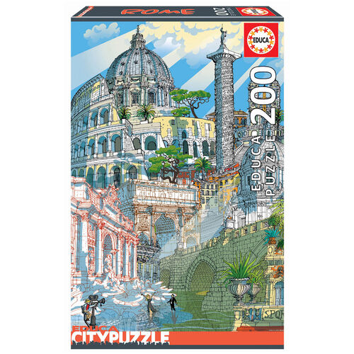 Berlin Puzzle Educa Citypuzzle # 18469 200 Teile 
