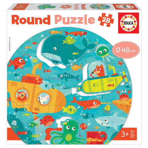 Under the Sea Round puzzle 28pcs