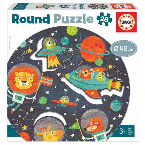 The Space Round puzzle 28pcs