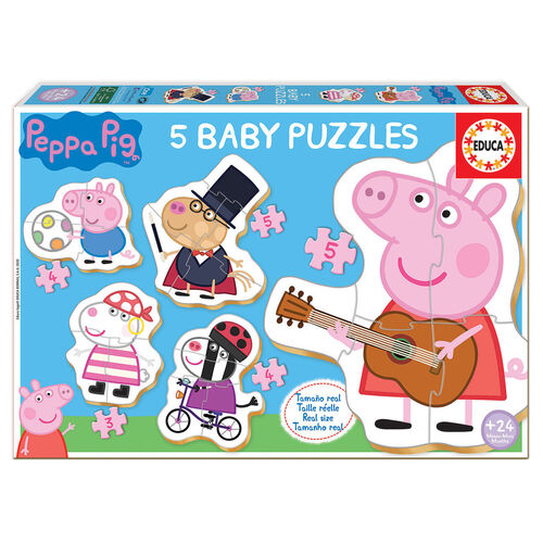 Puzzle Peppa Pig 3-5pzs