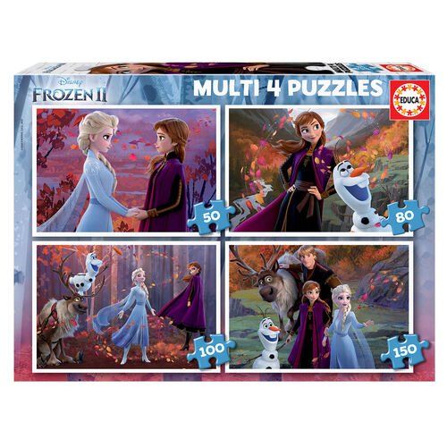 Puzzle Multi Frozen 2 Disney 50-80-100-150pzs