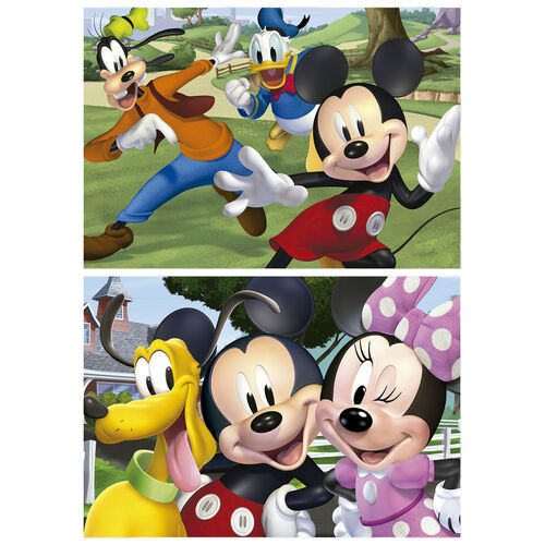 Disney Mickey and Friends wooden puzzle 2x50pcs