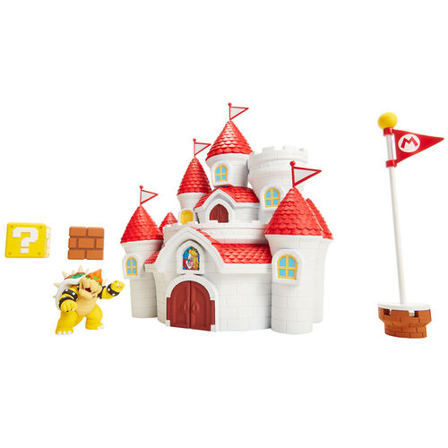 Playset Mushroom Kingdom Castle Mario Bros Nintendo
