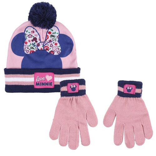 Disney Minnie set hat gloves