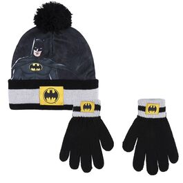 Conjunto gorro guantes Batman DC Comics