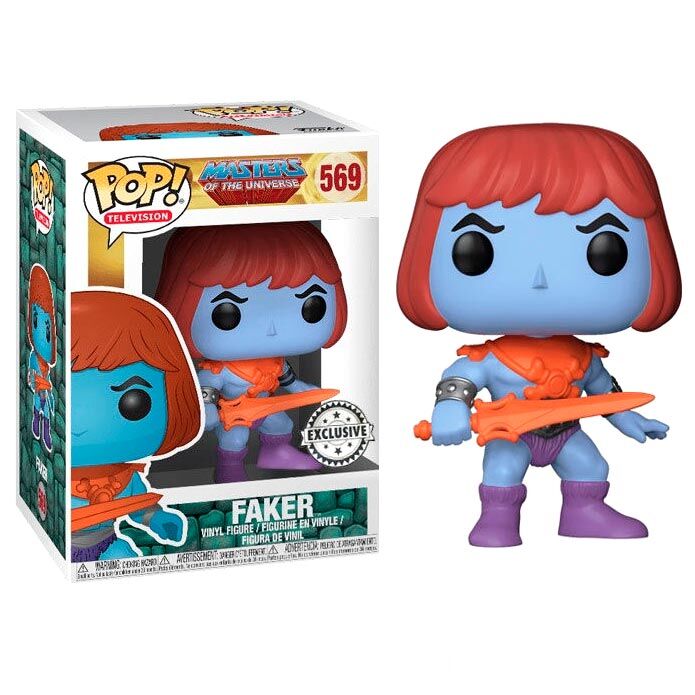 FUNKO Pop vinyl faker masters of the universe Figure  exclusive limited edition 