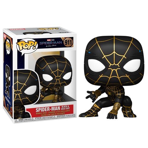 POP figure Marvel Spiderman No Way Home Spiderman Black & Gold Suit