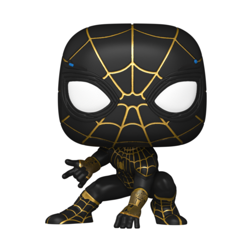 Figura POP Marvel Spiderman No Way Home Spiderman Black & Gold Suit