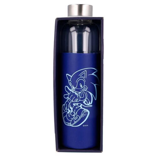 Sonic The Hedgehog silicone cover glass bottle 585ml