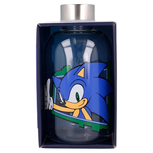 Sonic The Hedgehog glass bottle 620ml