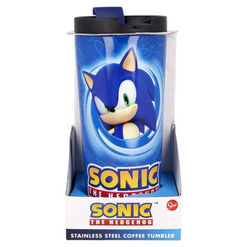 Sonic The Hedgehog stainless steel coffee tumbler 425ml