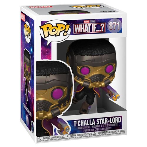 Figura POP Marvel What If T'Challa Star-Lord
