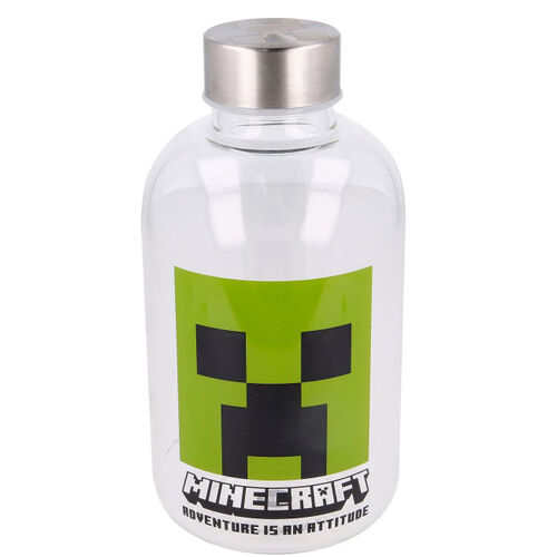 Minecraft glass bottle 620ml