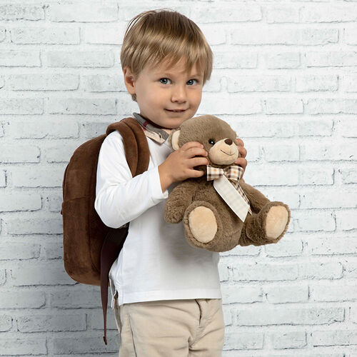 Bear Tommy backpack with plush toy 26cm
