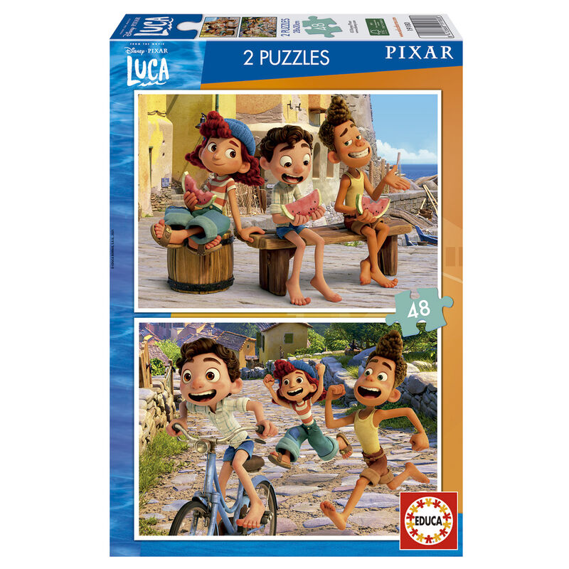 Disney Luca puzzle 2x48pcs