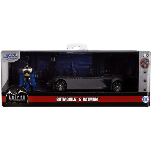 Set figura + coche Batmovil metal Batman DC Comics