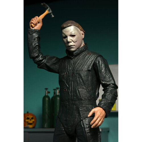 Halloween 2 Scale Action Michael Myers + DR Loomis Ultimate pack figures 18cm
