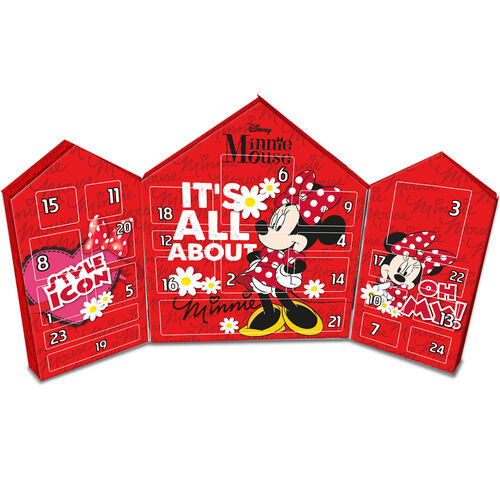 DISNEY MINNIE MOUSE JEWELLERY ADVENT CALENDAR OFFICIAL LICENSED DISNEY PRODUCT 