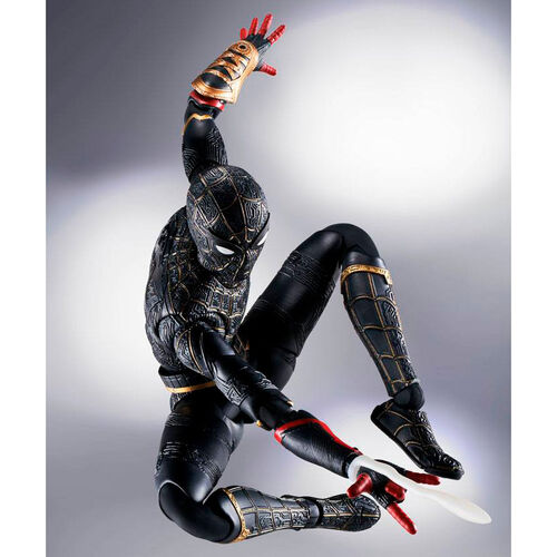 Marvel Spiderman Black and Gold Special Set S.H. Figuarts figure 15cm