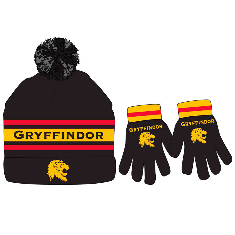 Set gorro y guantes Gryffindor Harry Potter 5904009015926
