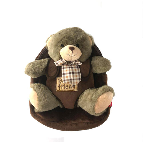 Bear Tommy backpack with plush toy 26cm