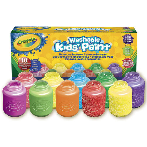 Crayola pack 10 Special Effects Washable Tempera