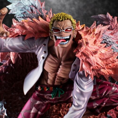 One Piece Sa-Maximum Heavenly Demon Portrait Of Pirates Donquixote Doflamingo figure 34cm