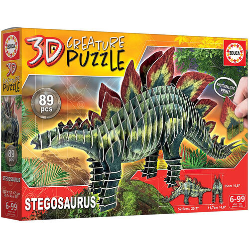 Puzzle 3D Creature Stegosaurus 89pzs