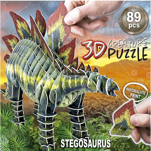 Puzzle 3D Creature Stegosaurus 89pzs