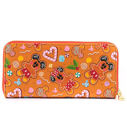 Loungefly Disney Gingerbread Mickey Minnie wallet
