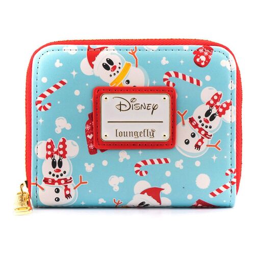 Loungefly Disney Snowman Mickey Minnie wallet