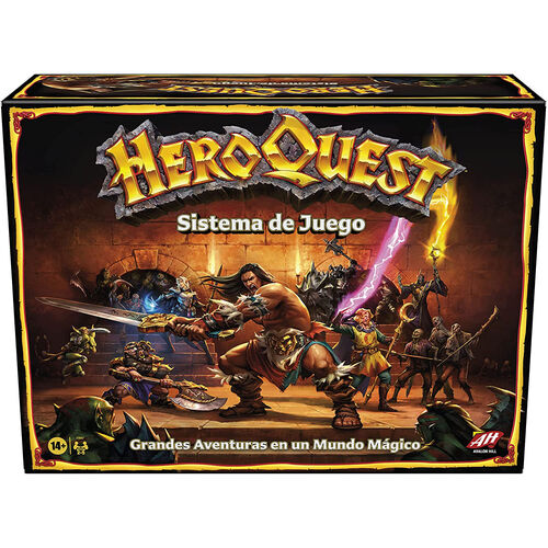 Spanish Avalon Hill Dungeon Adventures HeroQuest board game