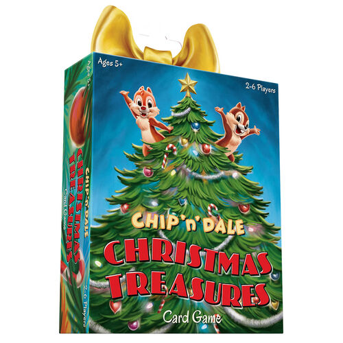 Disney Chip Dale Christmas Treasures card game