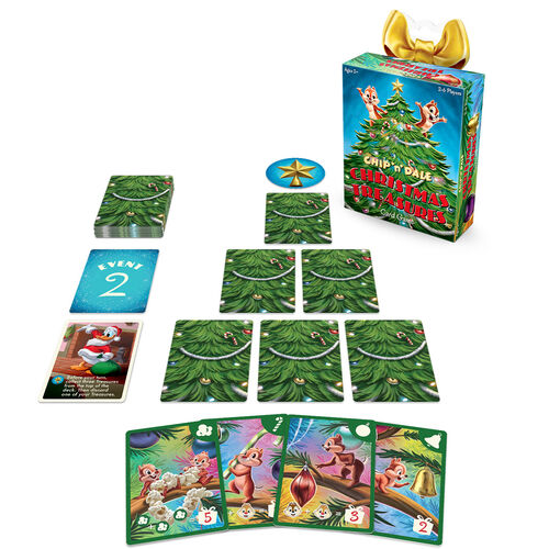 Disney Chip Dale Christmas Treasures card game