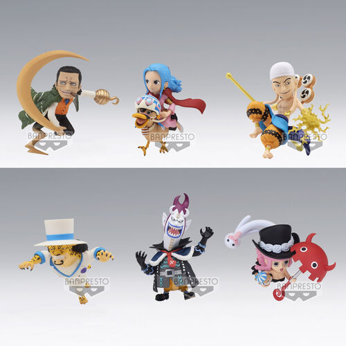 Figura World Collectable Landscapes vol.6 The Great Pirates 100 One Piece 7cm surtido