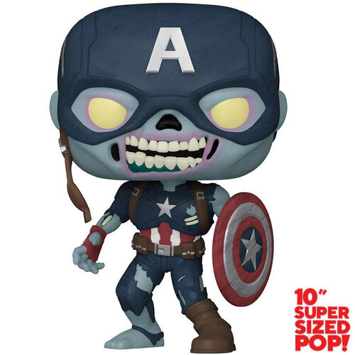 Figura POP Marvel What If Zombie Captain America 25cm