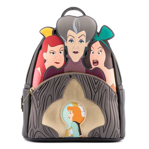 Loungefly Disney Cinderella Evil Stepmother and Stepsisters Villains backpack 26cm