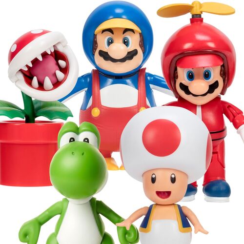 Figura 10 cm Nintendo Super Mario (Modelo surtido) - JUGUETES PANRE