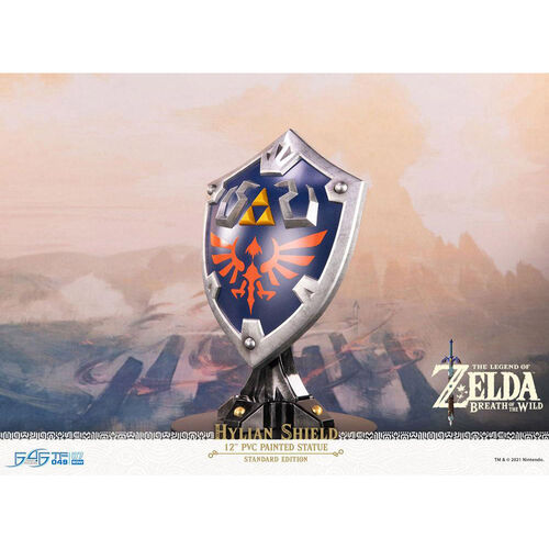 The Legend of Zelda Breath f the Wild Collector Edition Hylian Shield statue 29cm