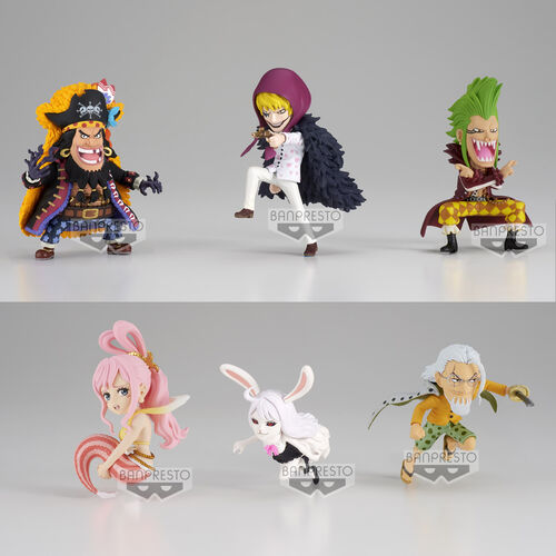 Pack 12 figuras World Collectable Landscapes vol.7 The Great Pirates 100 One Piece 7cm surtido