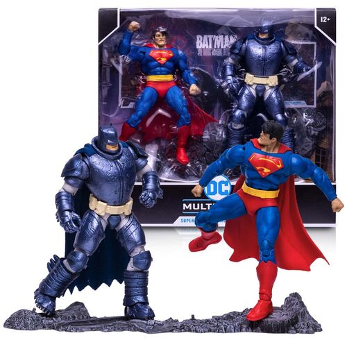 DC Comics Multiverse Superman + Armored Batman figure 18cm