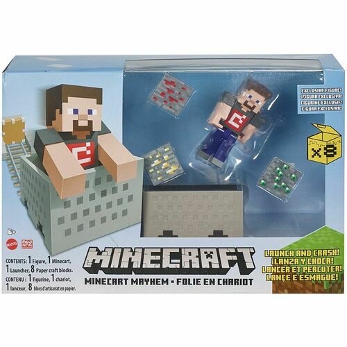 Minecraft Explosive Wagon Steve figure