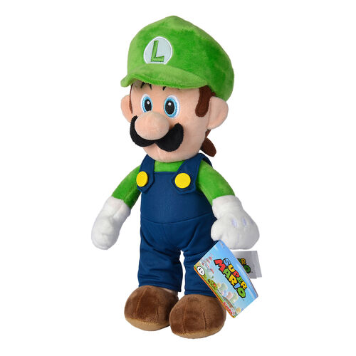 Peluche Luigi Super Mario Bros 30cm