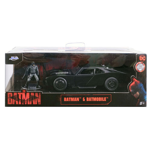 Set figura Batman + coche Batmovil metal The Batman DC Comics