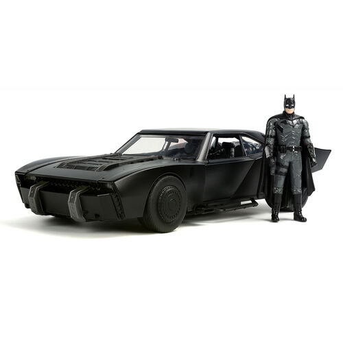 Set figura Batman + coche Batmovil metal The Batman DC Comics luces