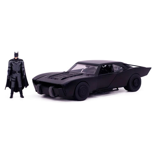 Set figura Batman + coche Batmovil metal The Batman DC Comics luces