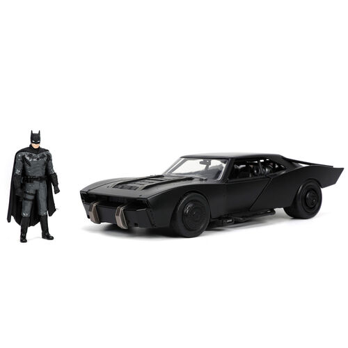 Set figura Batman + coche Batmovil metal The Batman DC Comics