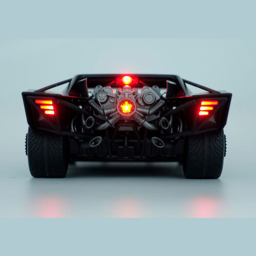 DC Comics The Batman Batmovil Metal car + Batman figure set lights