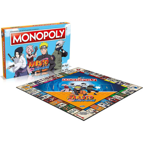 Spanish Naruto Shippuden monopoly game